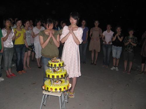 给学员过生日2